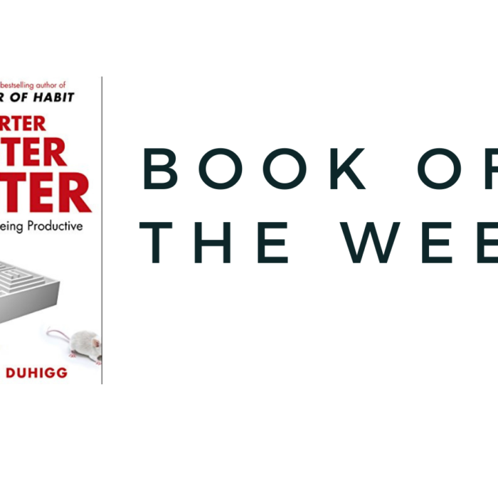 BOOK OF THE WEEK….SMARTER FASTER BETTER