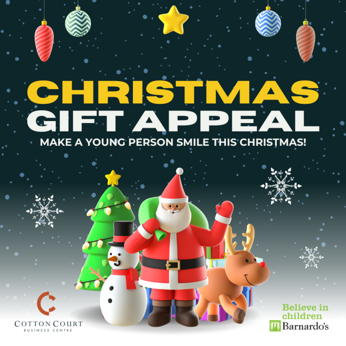 The Cotton Court Christmas Gift Appeal is Back